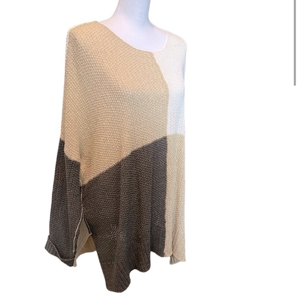 Easel Color Block Knitted Sweater - Picture 2 of 4